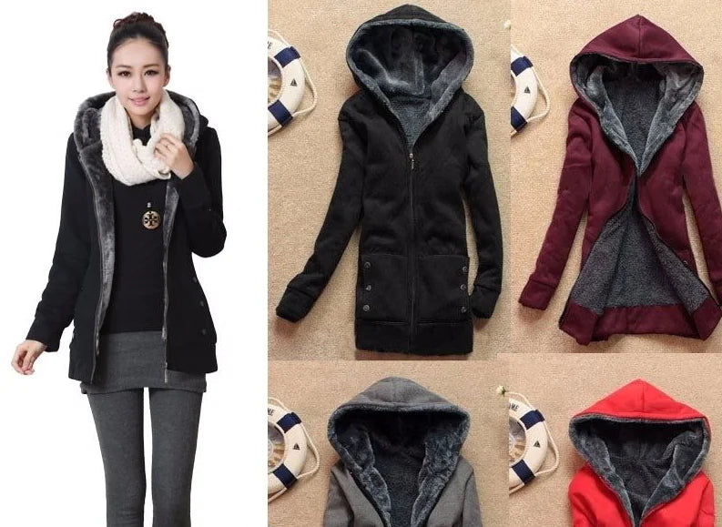 Thick Casual Hoodie Jacket and Sweatshirt