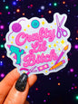 Crafty Lil Bitch- Glitter Holographic Sticker