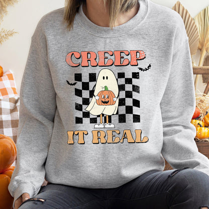 Creep It Real Vintage Halloween Sweatshirt