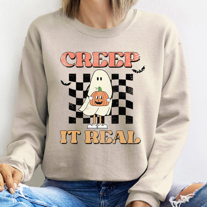 Creep It Real Vintage Halloween Sweatshirt