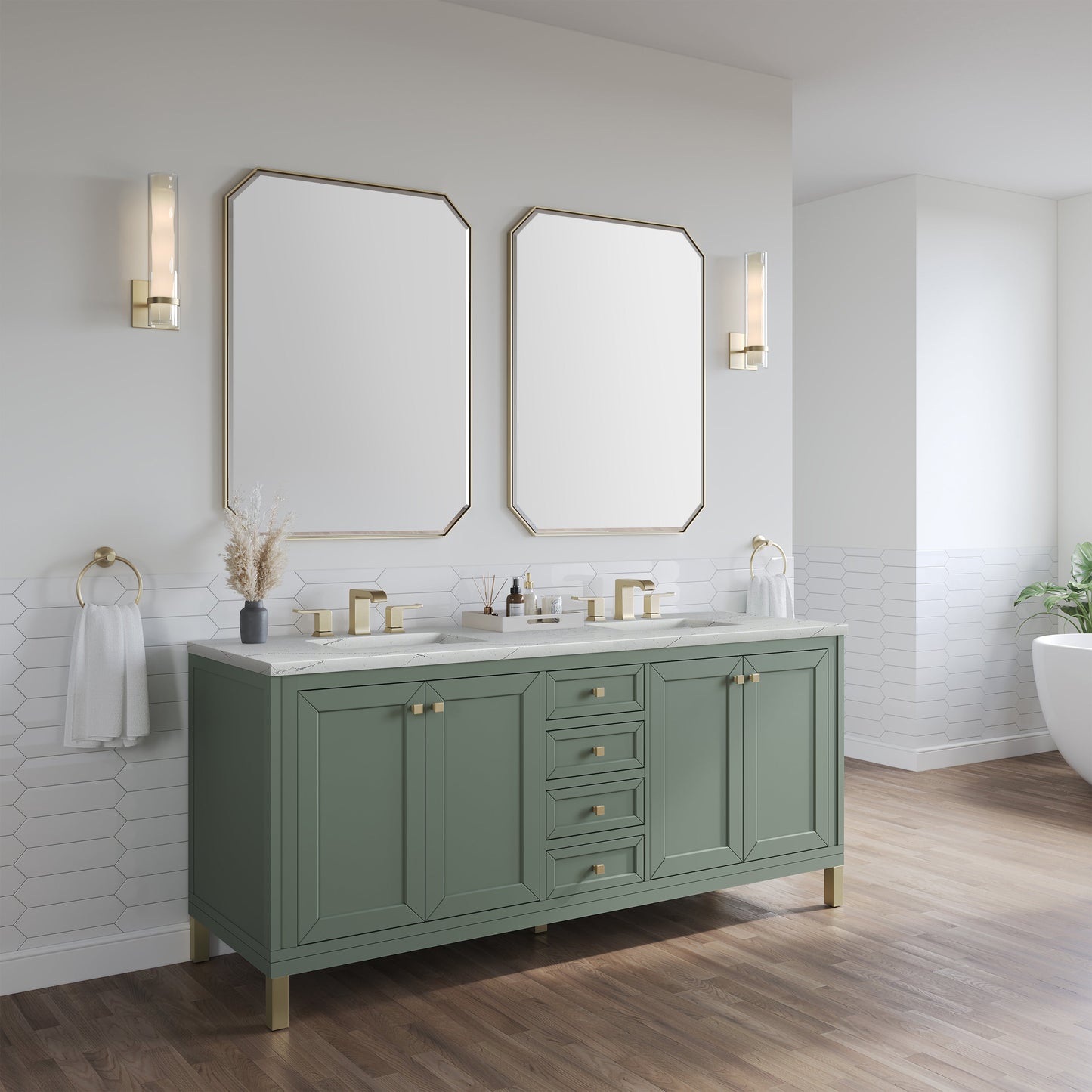 Chicago 72" Double Vanity