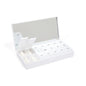 Crisp White AM/PM Pill Box