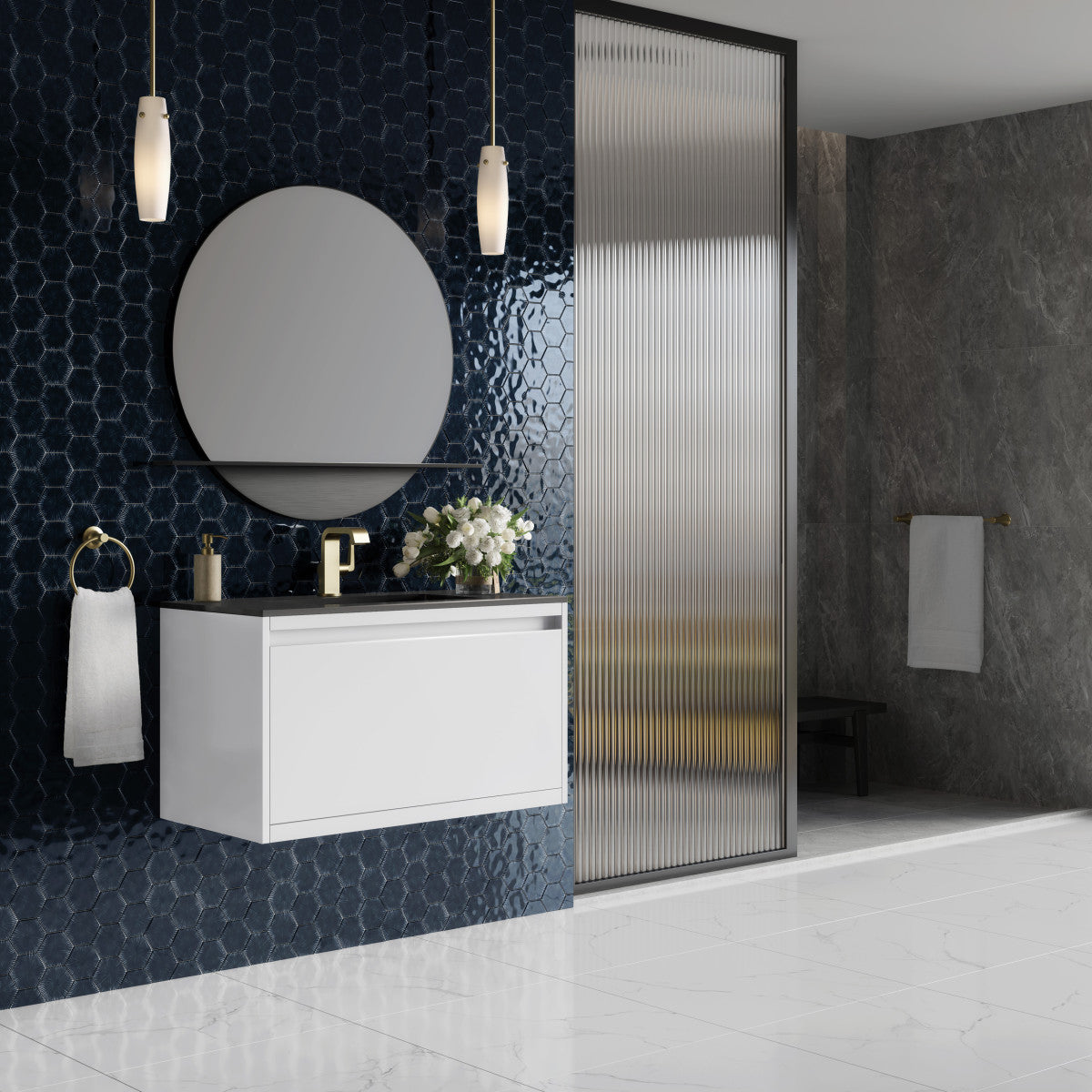 Mantova 35.4" Single Vanity Cabinet