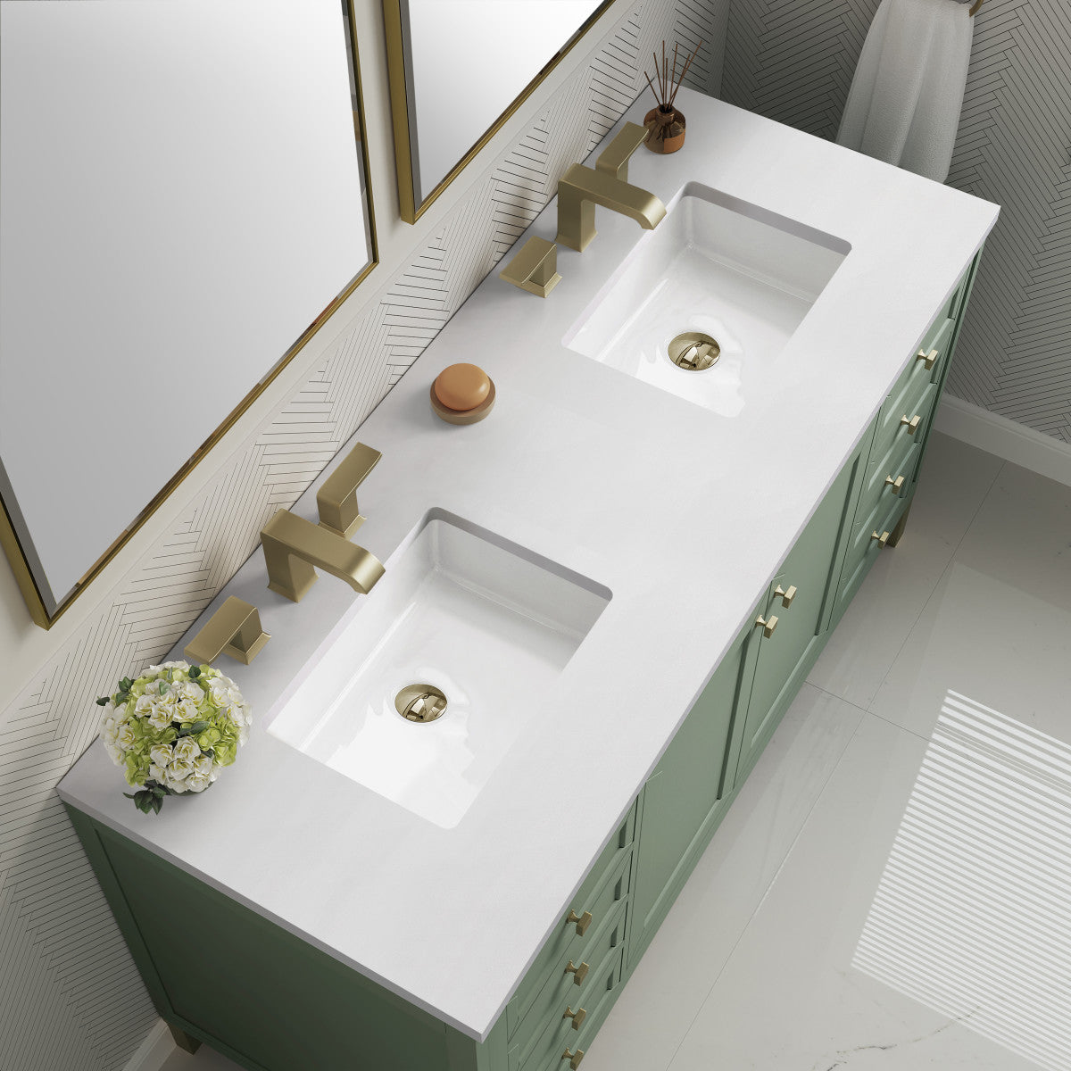 Chicago 60" Double Vanity