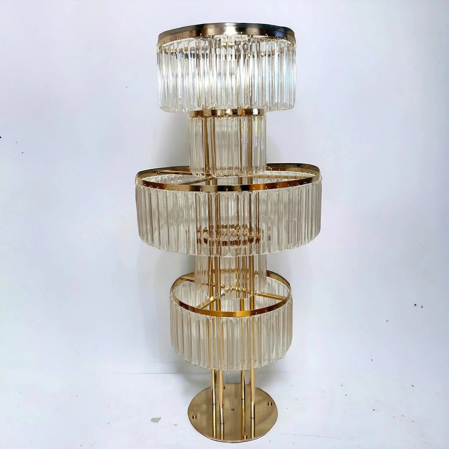 Crystal Flower Rack 43.3" Wedding Table Centerpiece