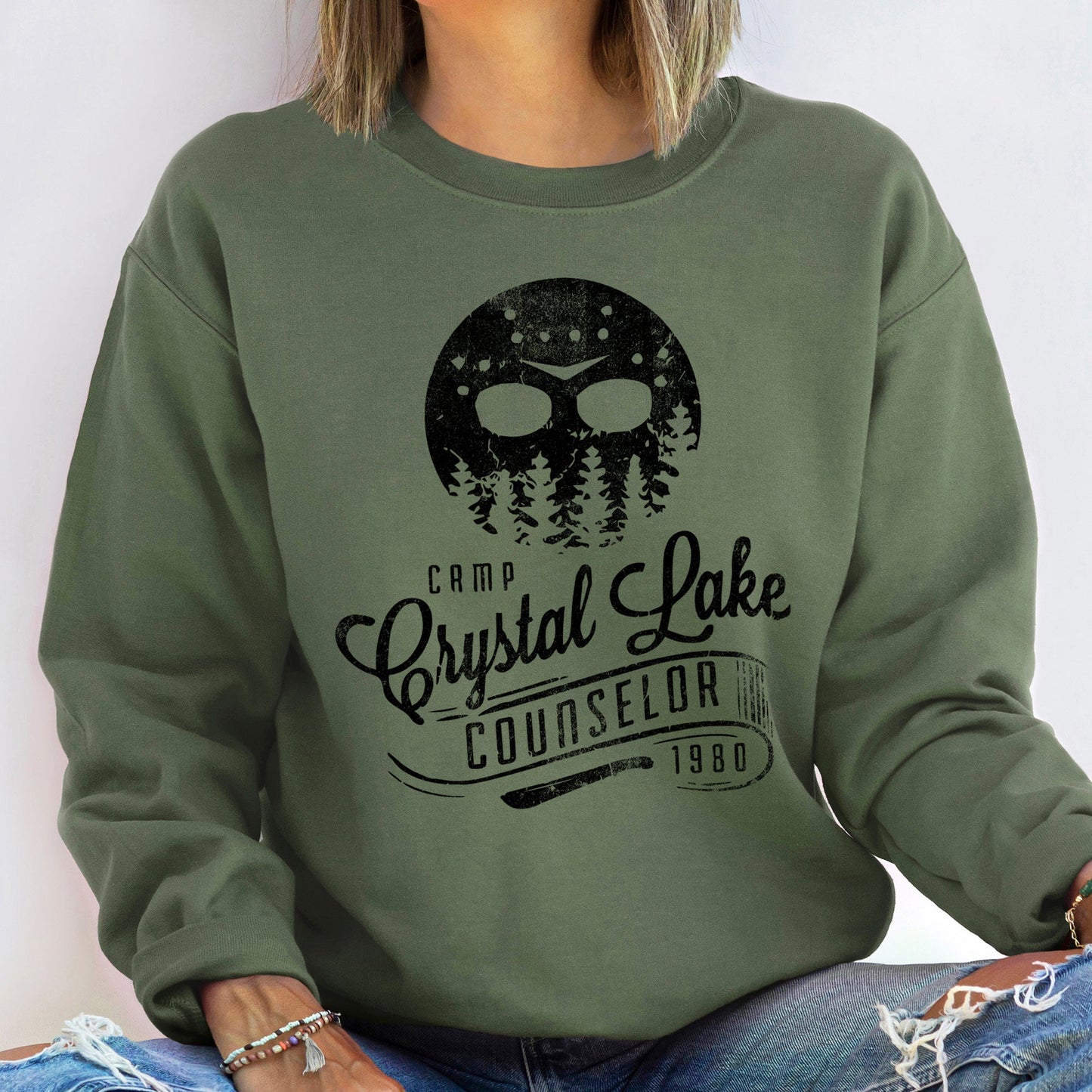 Crystal Lake Halloween Sweatshirt