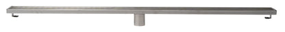 ALFI brand ABLD47D ABLD47D 47" Stainless Steel Linear Shower Drain with Groove Lines