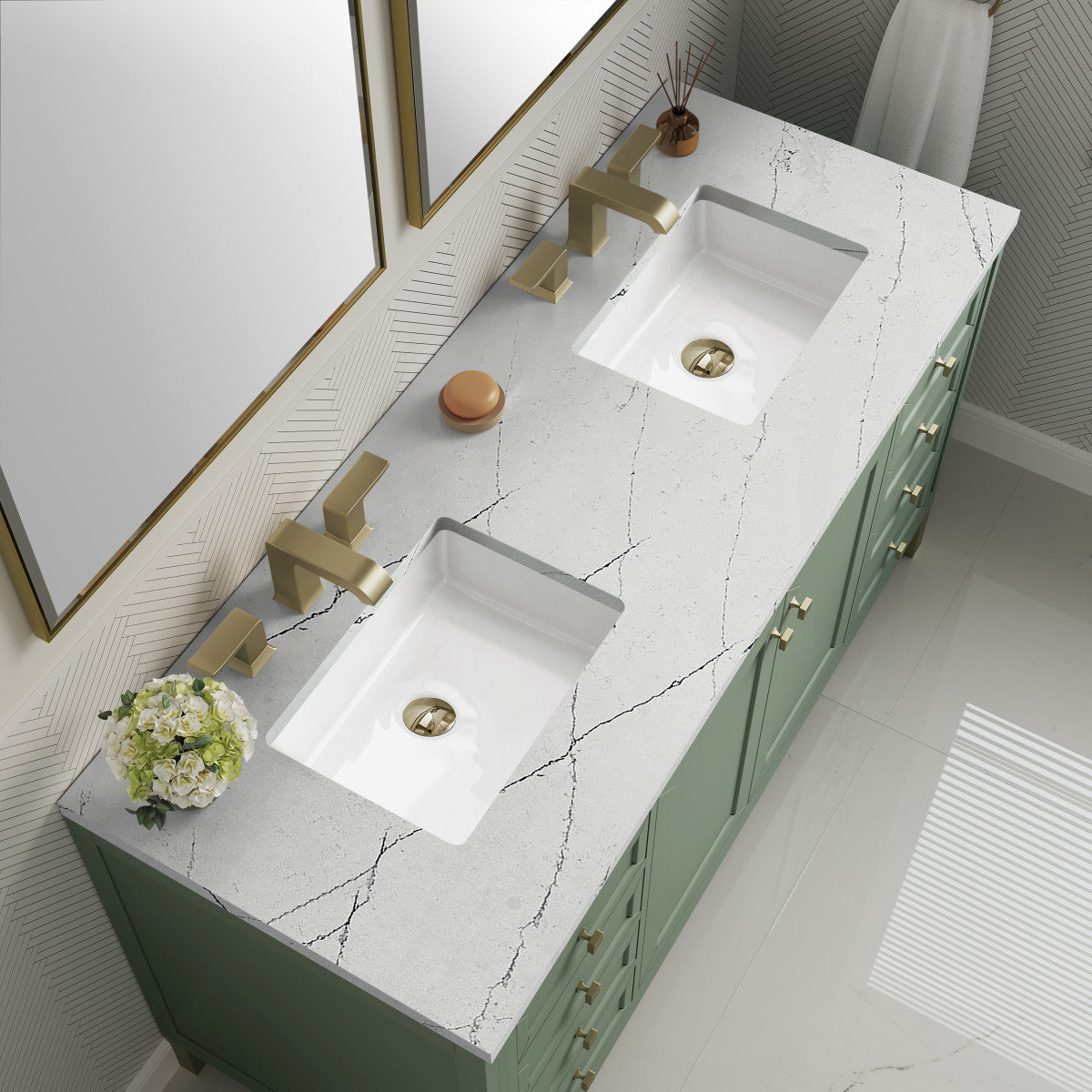 Chicago 60" Double Vanity