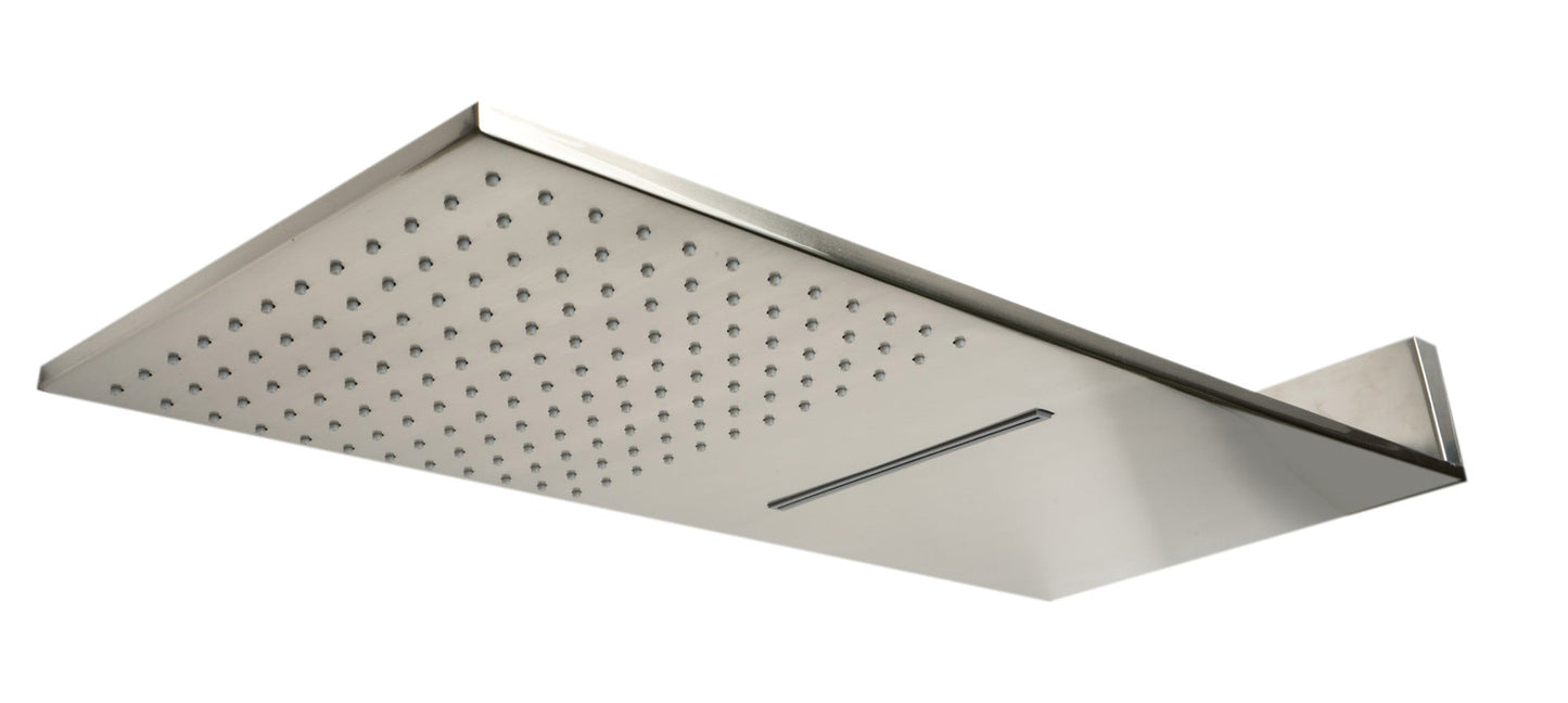 ALFI brand RAIN10SW 10" Wall-Mounted Square Waterfall Rain Shower Head