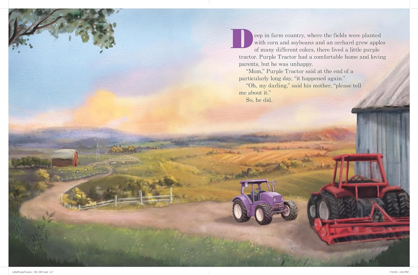 Little Purple Tractor (HC)