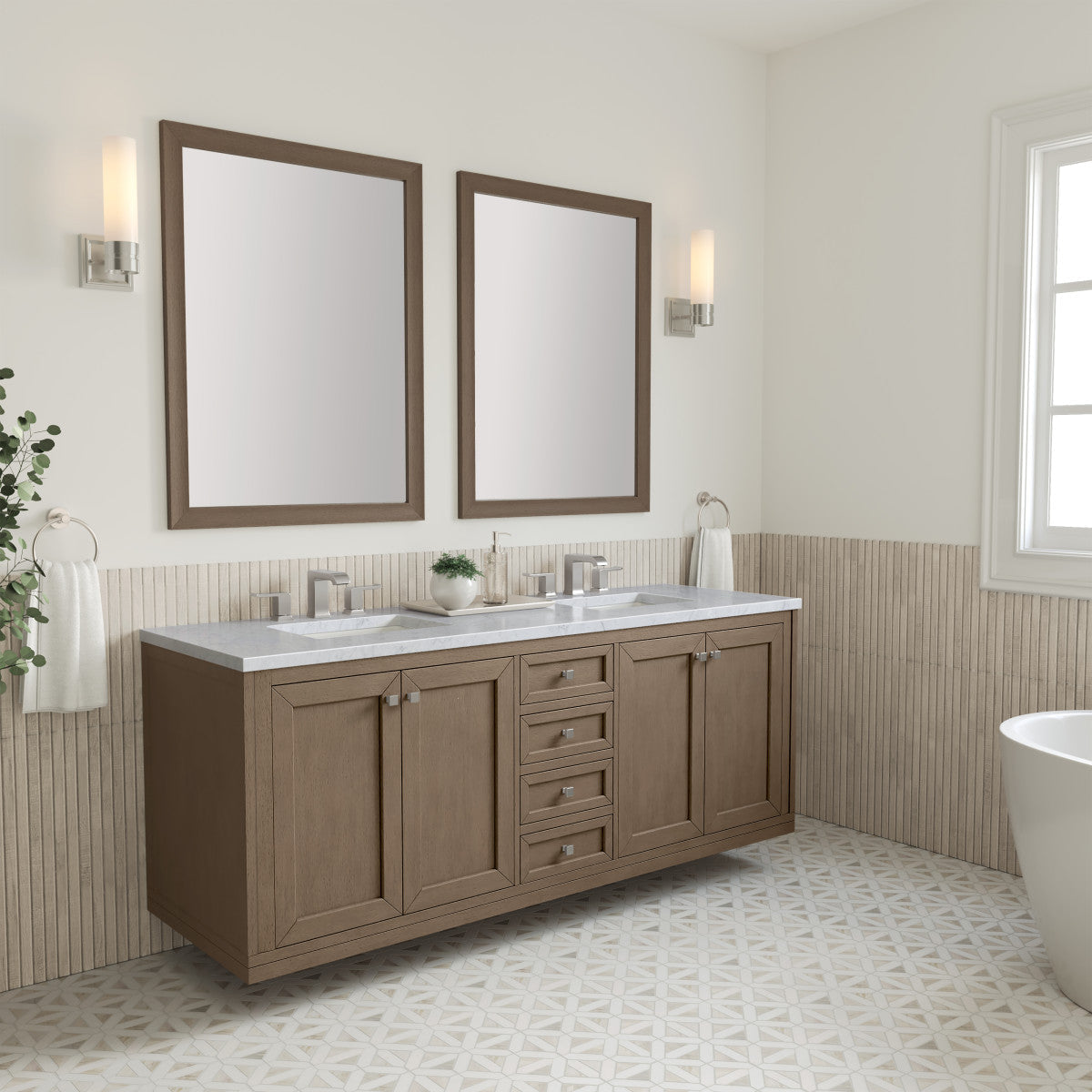 Chicago 72" Double Vanity Cabinet