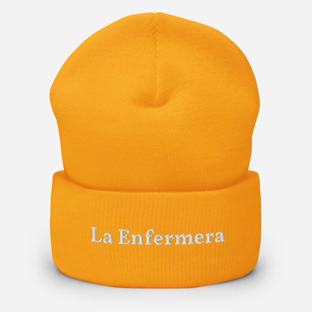 La Enfermera Nurse Cuffed Beanie