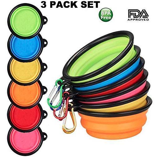 Collapsible Dog Bowls | Family Pet | Under $100 | Kitchen + Metal