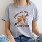 Cupid Aim For A Cowboy, Heart, Western, Country, Super Soft Tshirt, Valentine's Day