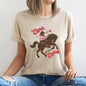 Cupid Aim For A Cowboy, Horse, Western, Country, Super Soft Tshirt, Valentine's Day
