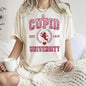 Cupid University, College, University, Love, Comfort Colors Tshirt, Valentine's Day