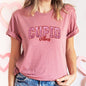 Cupid Vibes, Collegiate, Love, Super Soft Tshirt, Valentine's Day