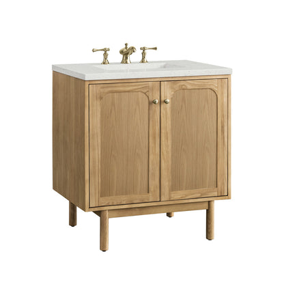 Laurent 30" Single Vanity Cabinet, Light Natural Oak