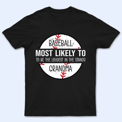 Cute Leopard Hearts Baseball/Softball - Personalized Custom T Shirt - Gift for Grandma/Nana/Mimi, Mom, Wife, Grandparent
