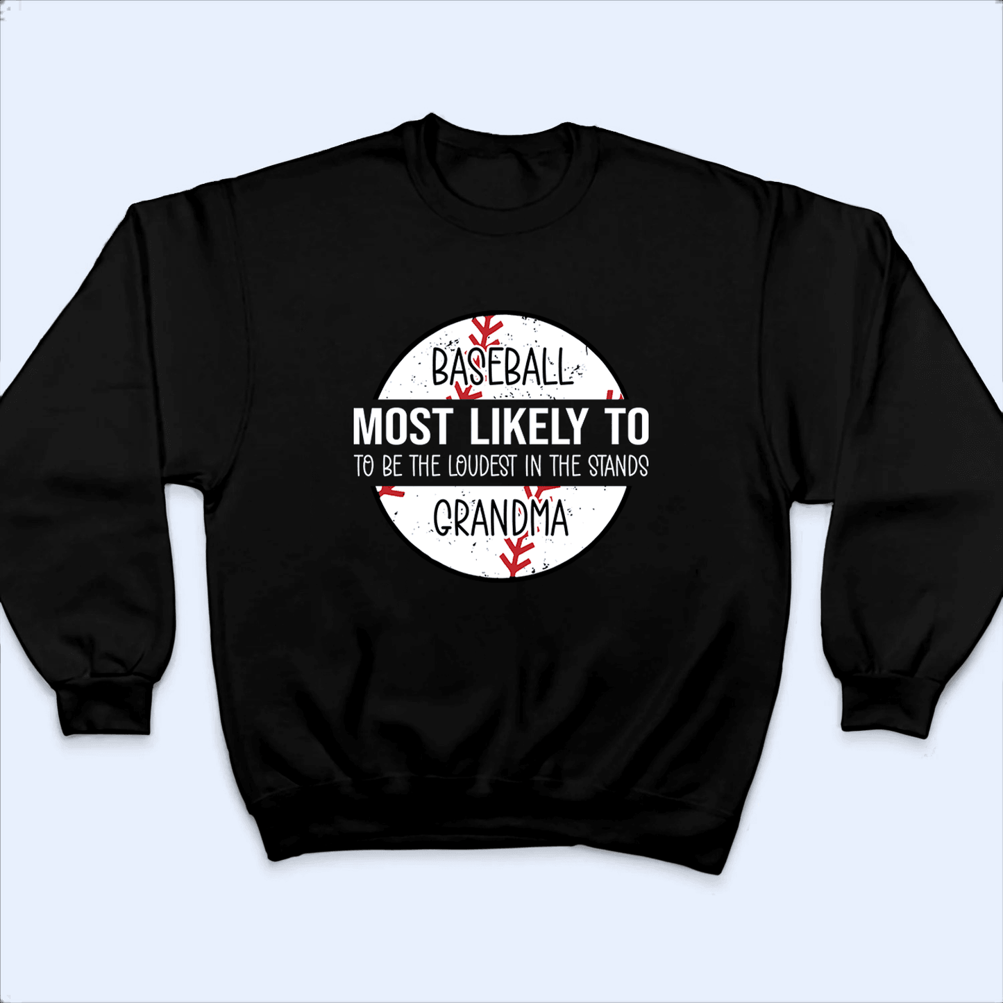 Cute Leopard Hearts Baseball/Softball - Personalized Custom T Shirt - Gift for Grandma/Nana/Mimi, Mom, Wife, Grandparent