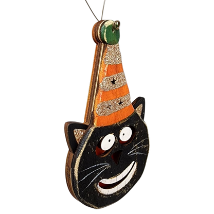 Halloween Happy Cat Ornament