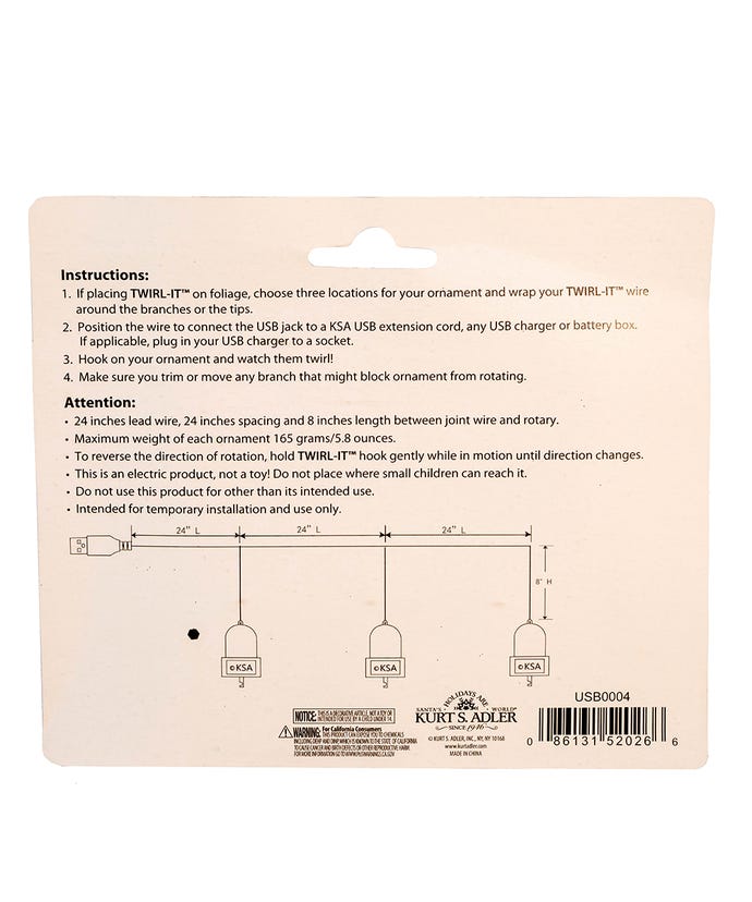 Back of a product packaging with instructions and brand information on a beige background