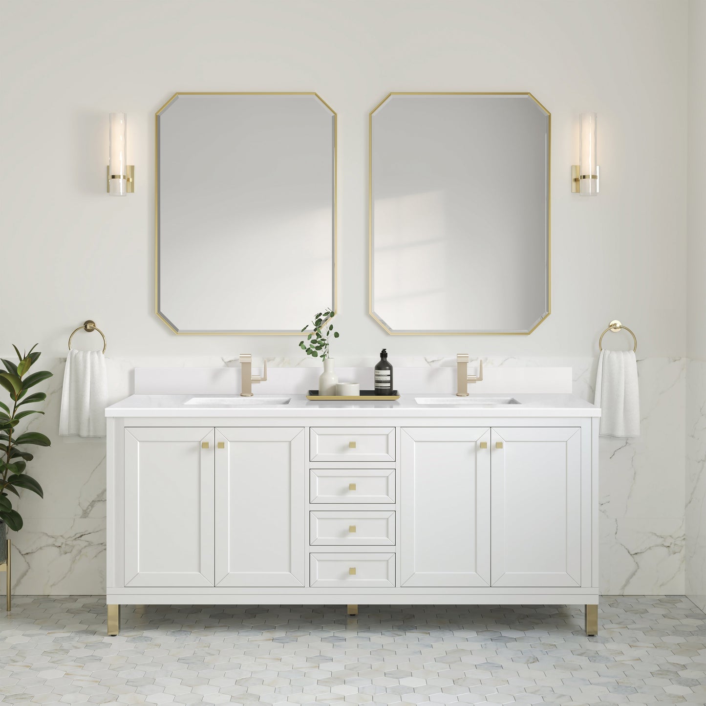 Chicago 72" Double Vanity
