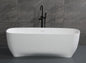 ALFI brand  AB9980 67" White Matte Solid Surface Resin Bathtub