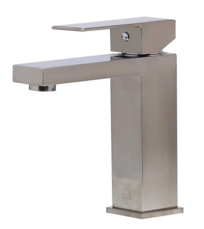 ALFI brand AB1229 Square Single Lever Bathroom Faucet
