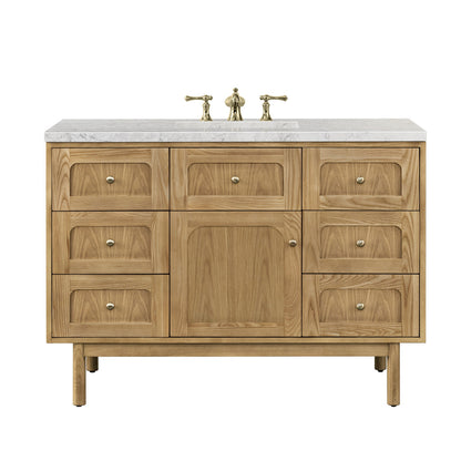 Laurent 48" Single Vanity Cabinet, Light Natural Oak