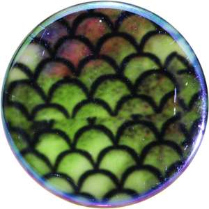 Rainbow Acrylic Magical Mermaid Single Flare Plug Set 4mm to 12mm