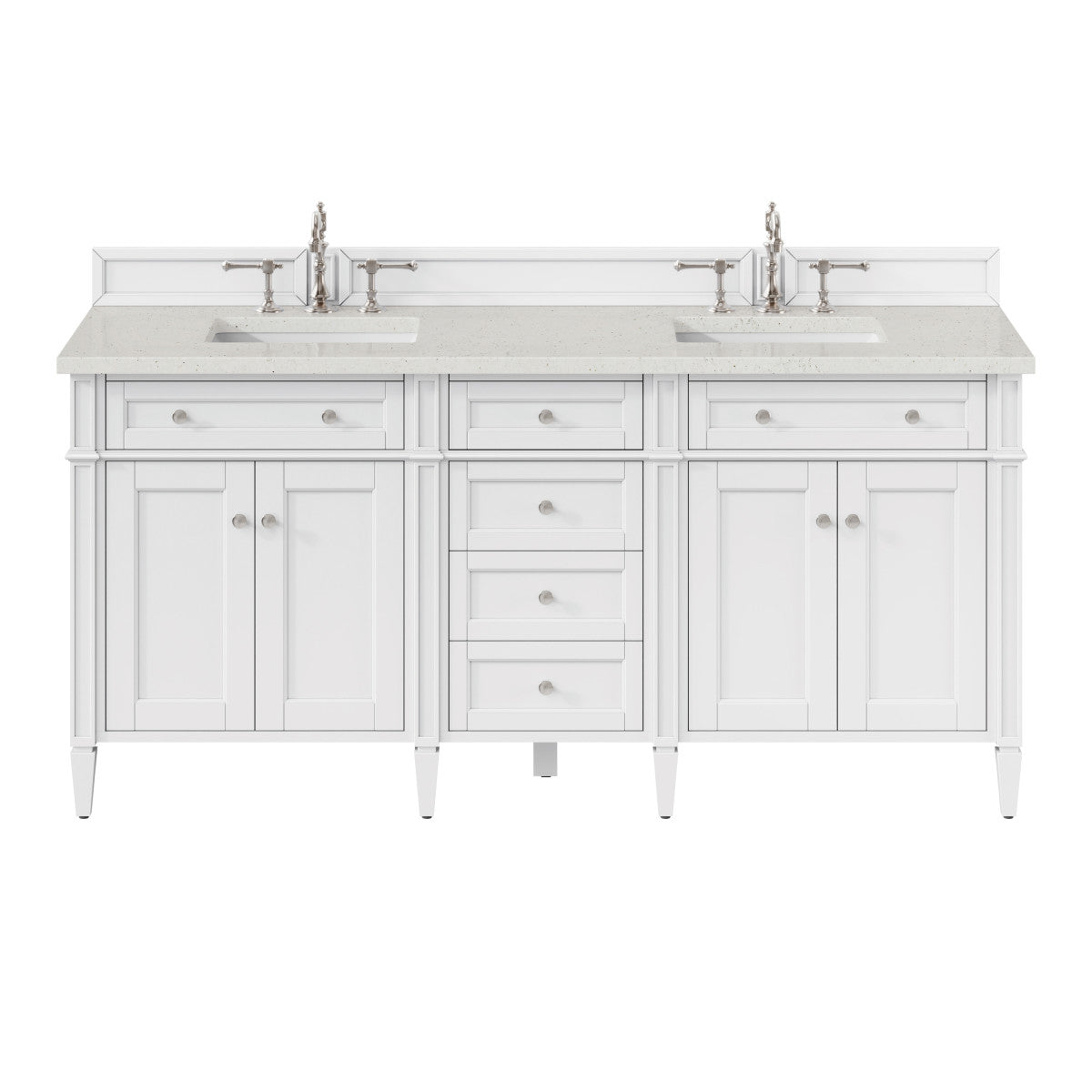 Brittany 72" Double Vanity in Bright White