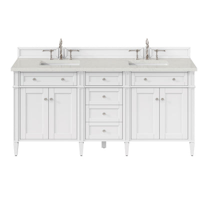 Brittany 72" Double Vanity in Bright White