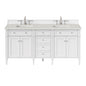 Brittany 72" Double Vanity in Bright White