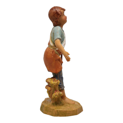 Savio - Boy Shepherd - 5 Inch Scale Nativity Figurine