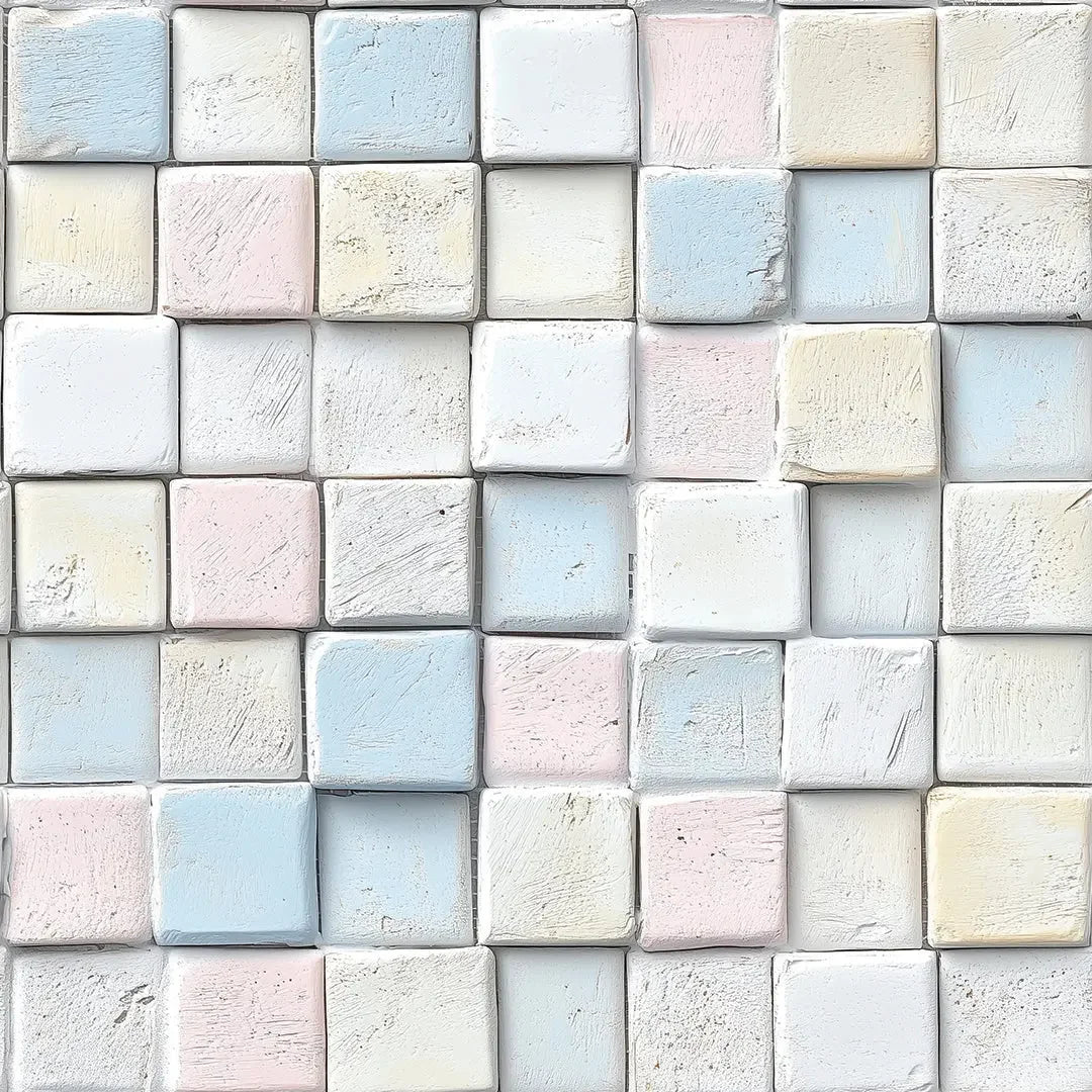 Serene Sugar Cube Mosaic
