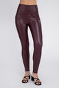 ZENANA High Rise Faux Leather Leggings