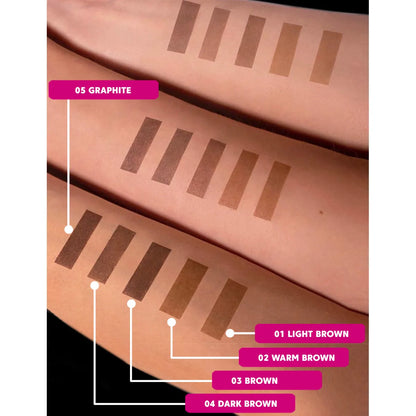 ZOLA EYEBROW TINT WITH COLLAGEN 04 DARK BROWN 15ML 05315