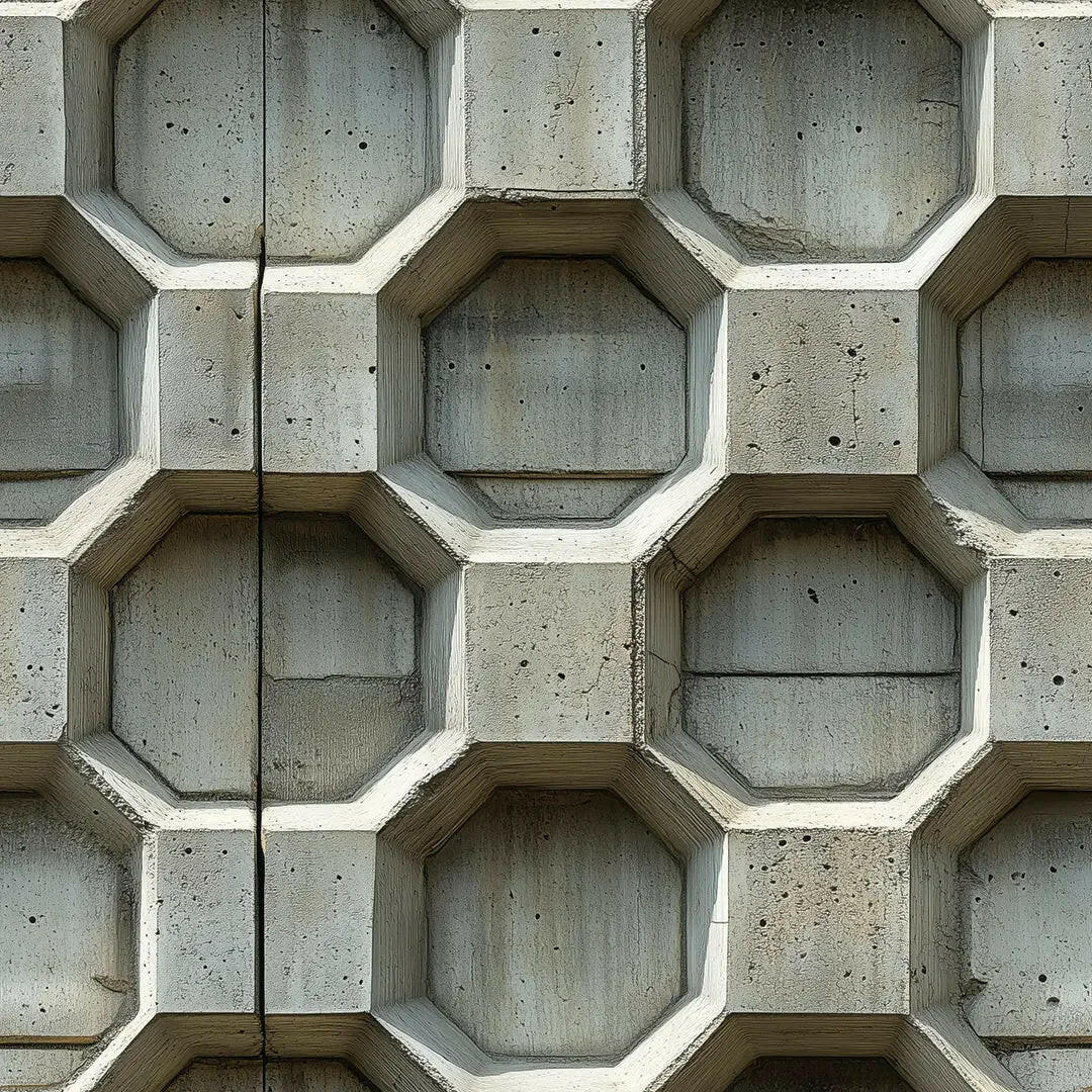 Brutalist Concrete Formwork Wallpaper