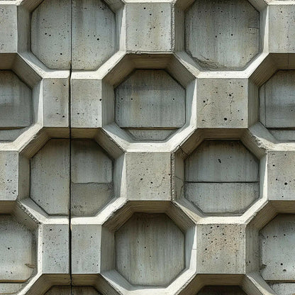 Brutalist Concrete Formwork Wallpaper