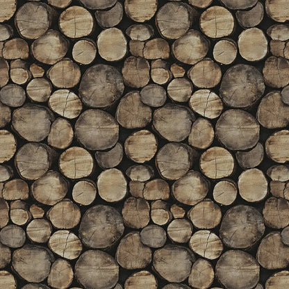 Woodland Cabin Retreat Wallpaper