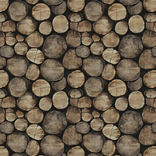 Woodland Cabin Retreat Wallpaper