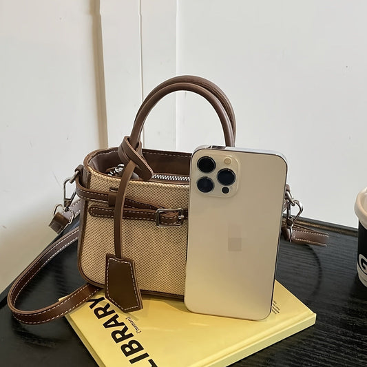 Commuter-friendly Tote New-style Single-shoulder Crossbody Bag With Stunning French Aesthetic