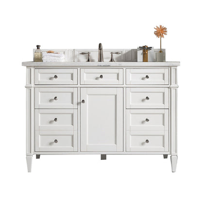 Brittany 48" Single Vanity in Bright White