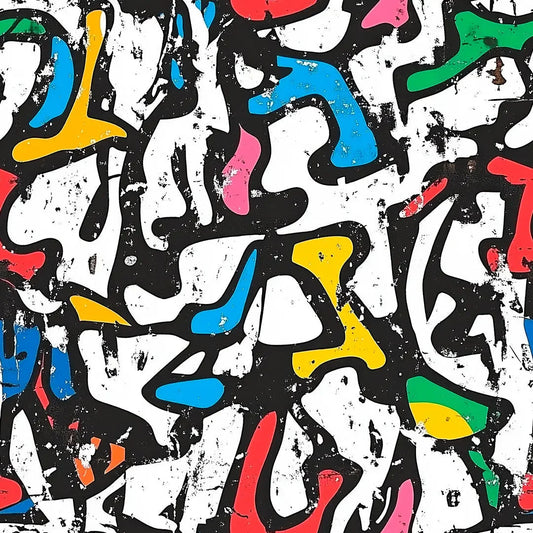 Urban Rhapsody Abstract Mural