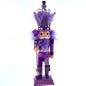 Hollywood Nutcrackers - Purple King Nutcracker - 16 Inch