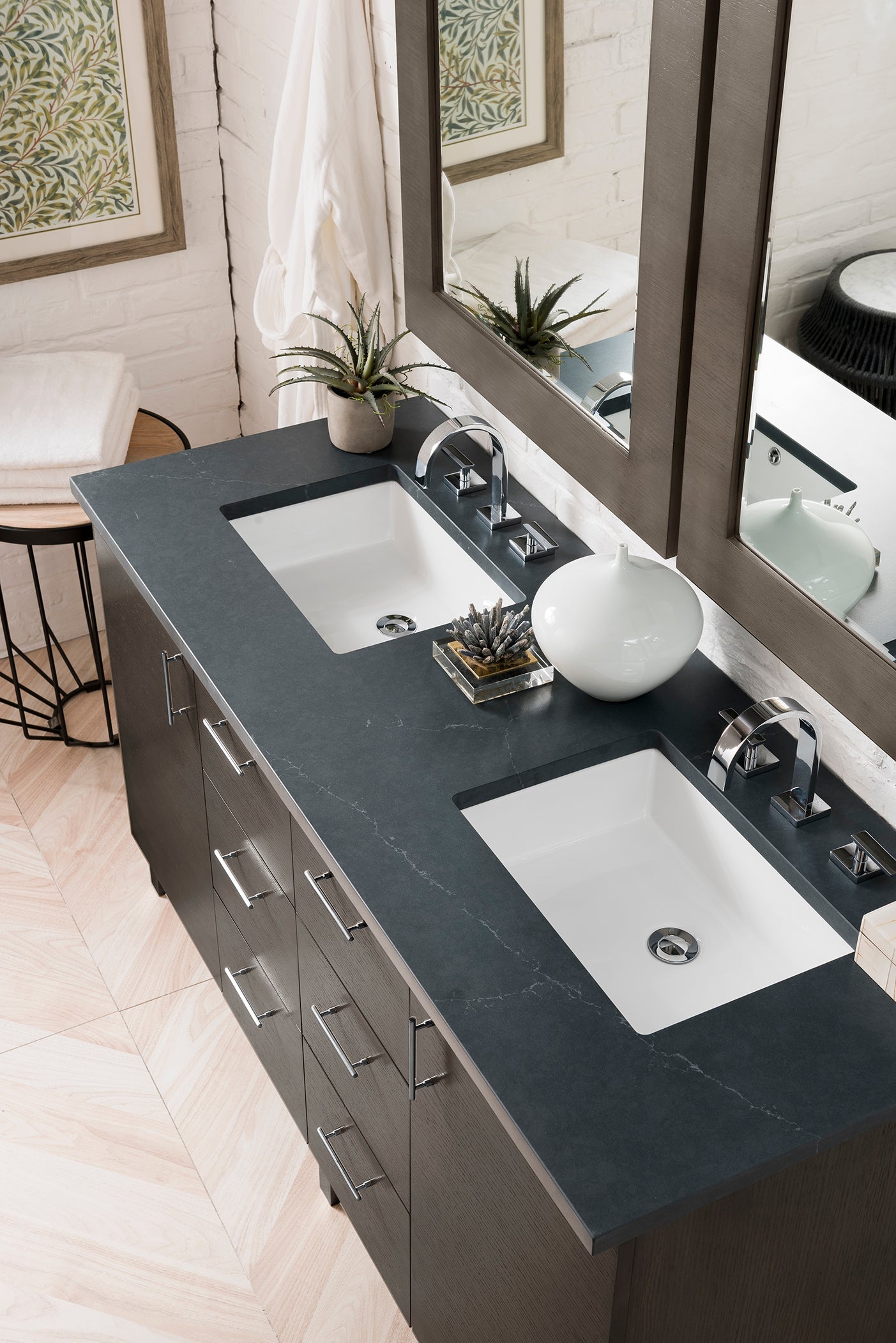 Metropolitan 60" Double Vanity Cabinet