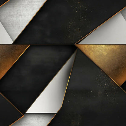 Opulent Onyx & Gold Forms