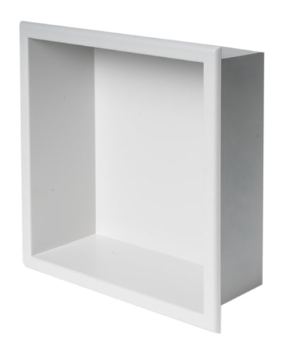 ALFI brand ABNC1212 12" x 12"  Square Single Shelf Bath Shower Niche