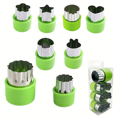 Multifunctional Stainless Steel Vegetable and Cookie Cutter Set